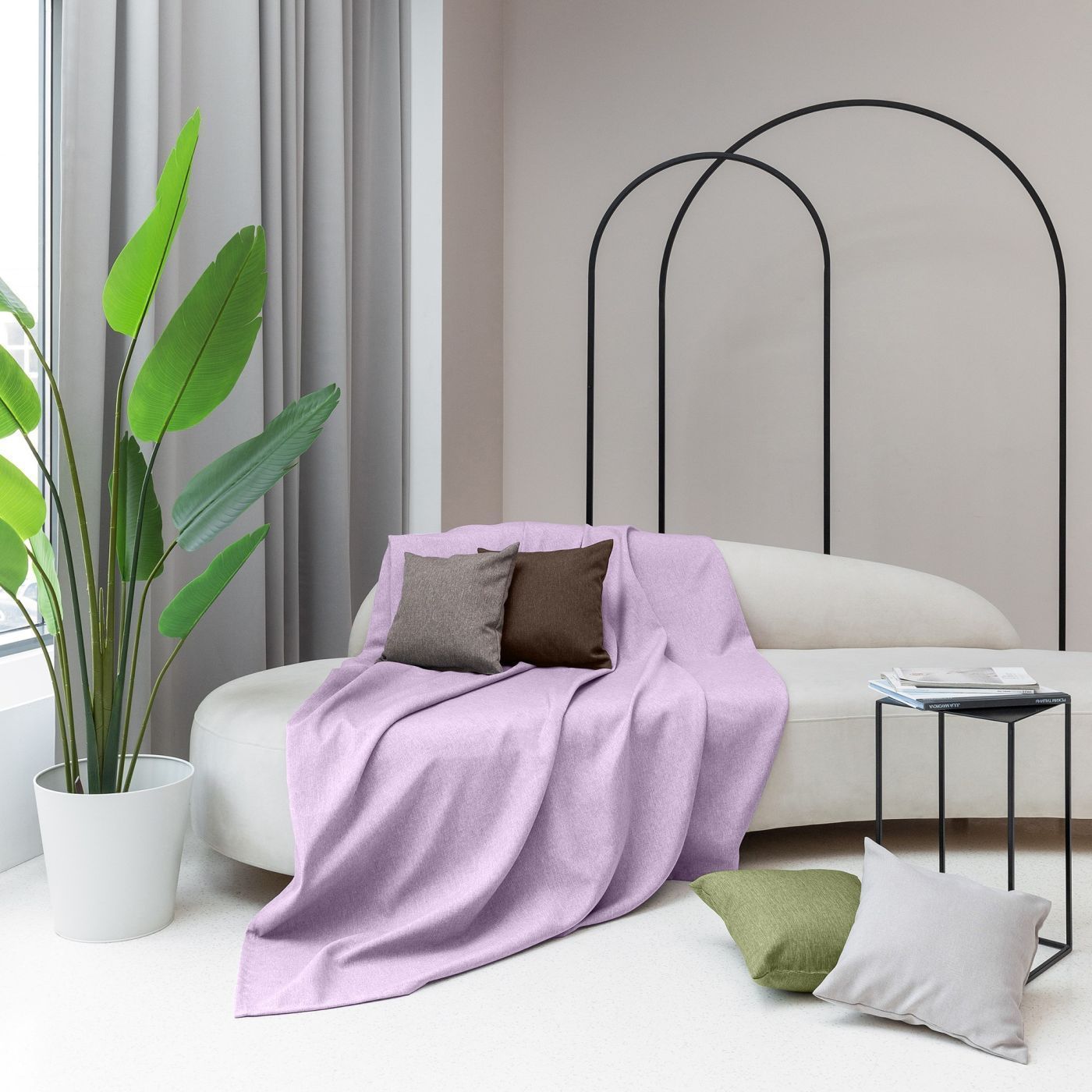 Покрывало Полиэстер Сирень