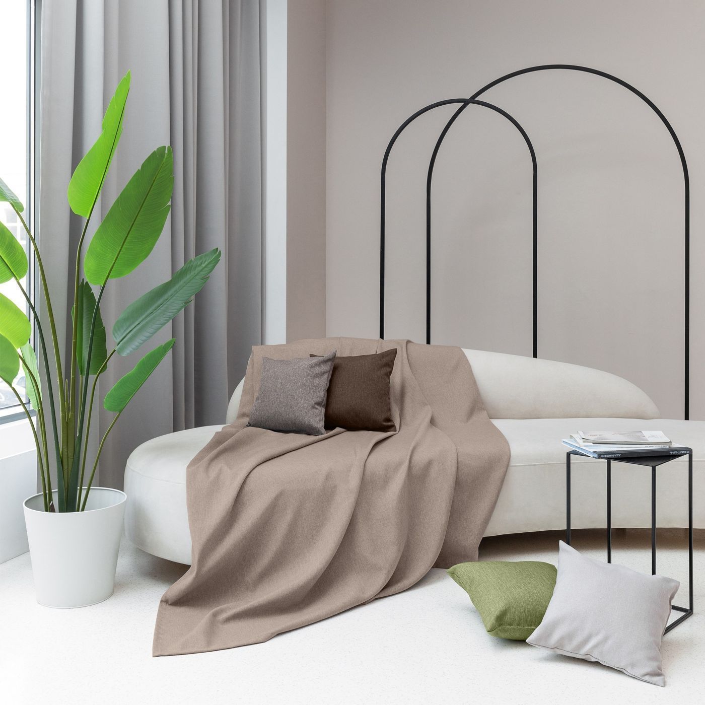 Покрывало Полиэстер Какао