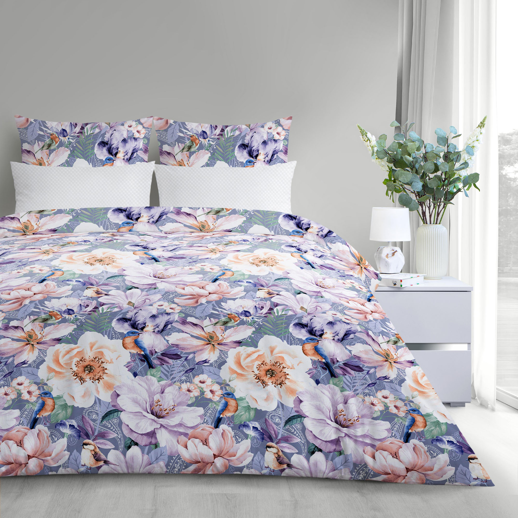 Комплект постельного белья Sateen Premium Blooming garden