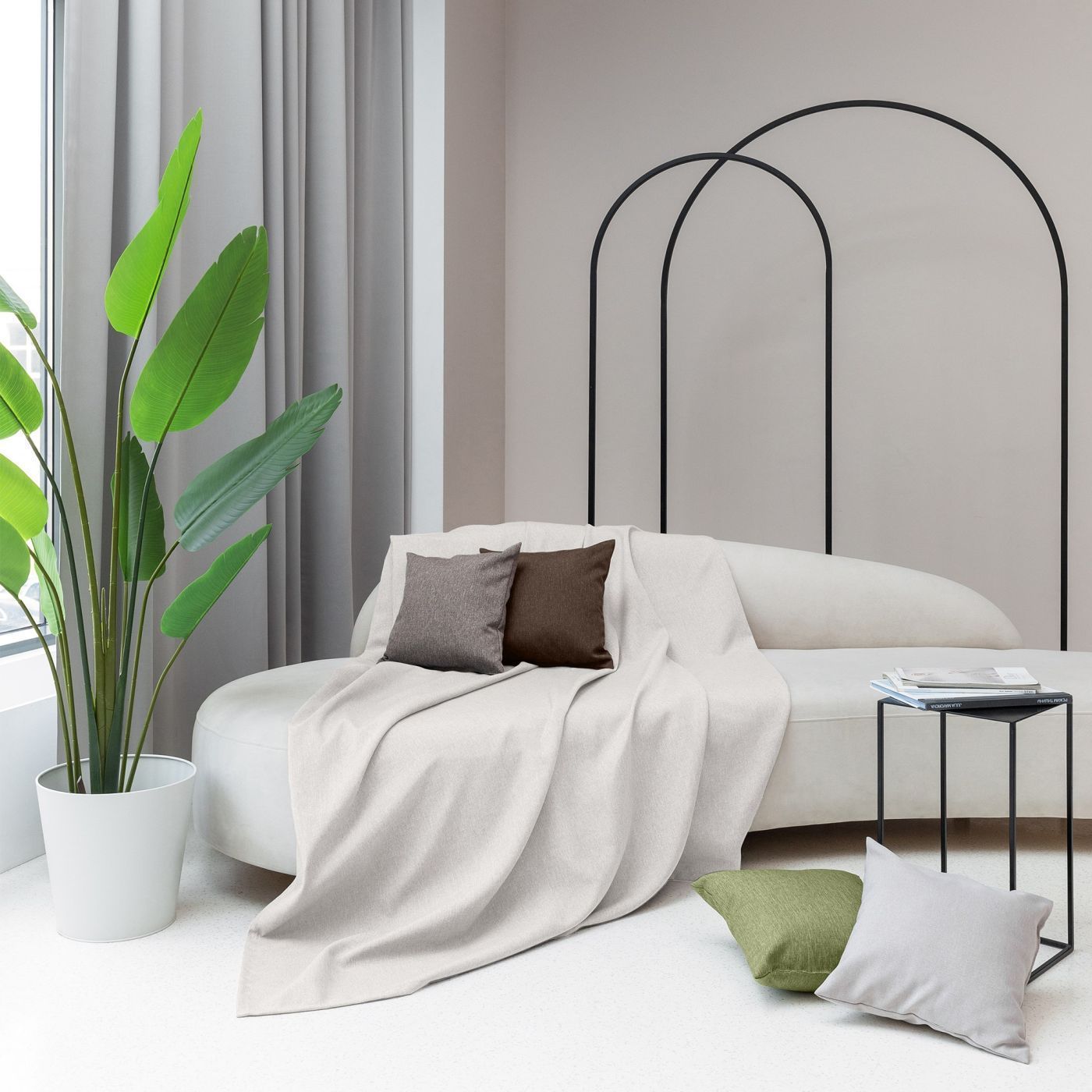 Покрывало Полиэстер Экрю