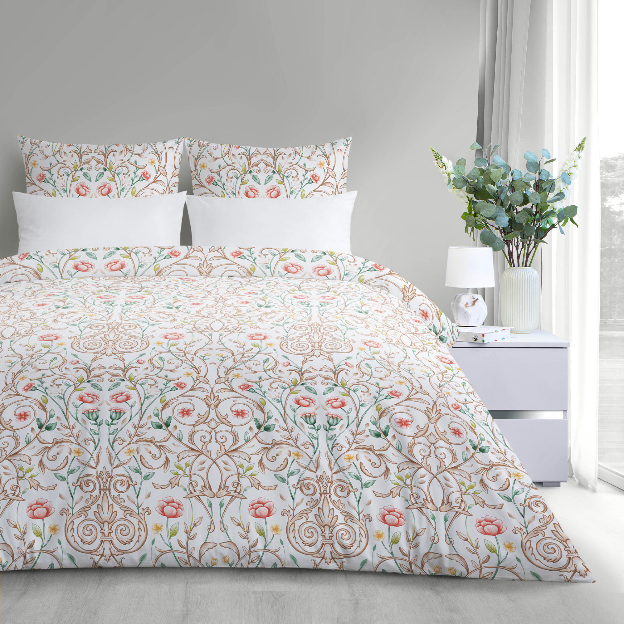 Комплект постельного белья Sateen Premium Summer meadow